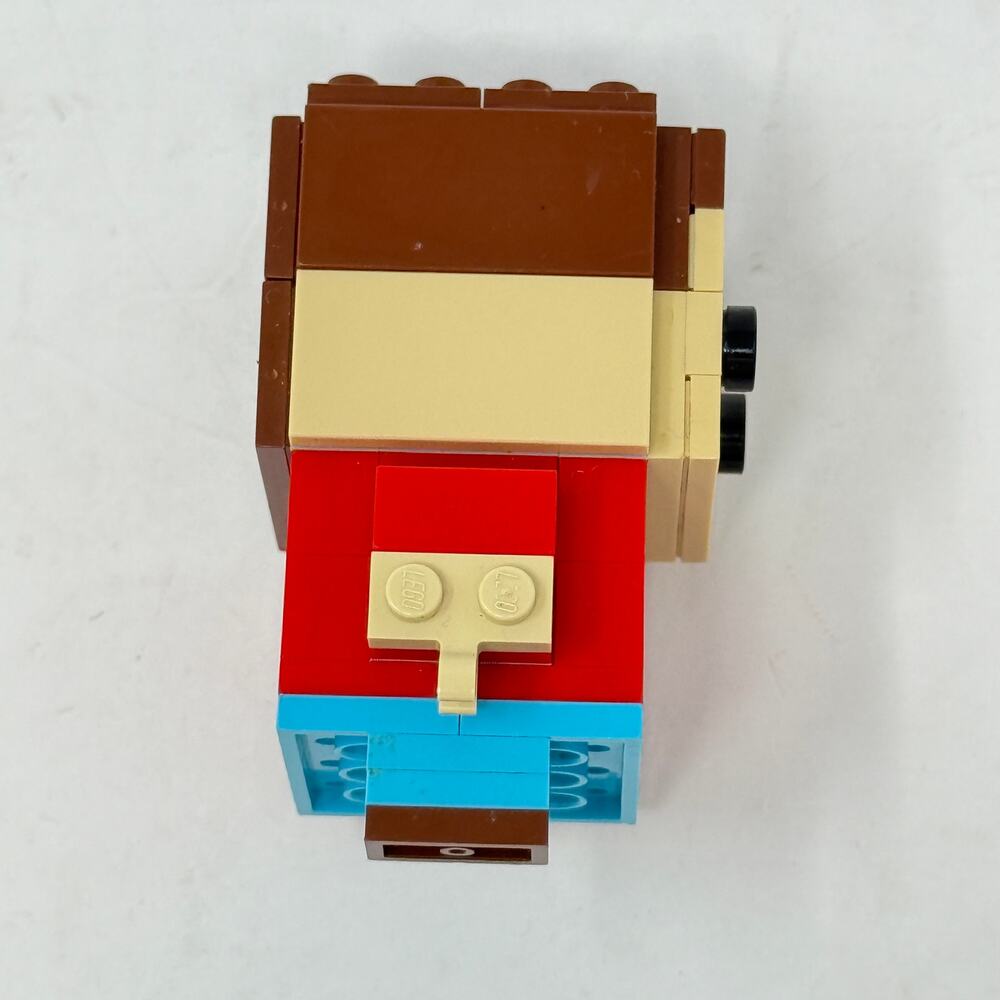 LEGO BrickHeadz Style Custom Figure Red Shirt Blue Pants Incomplete Build‎ - Picture 10 of 10
